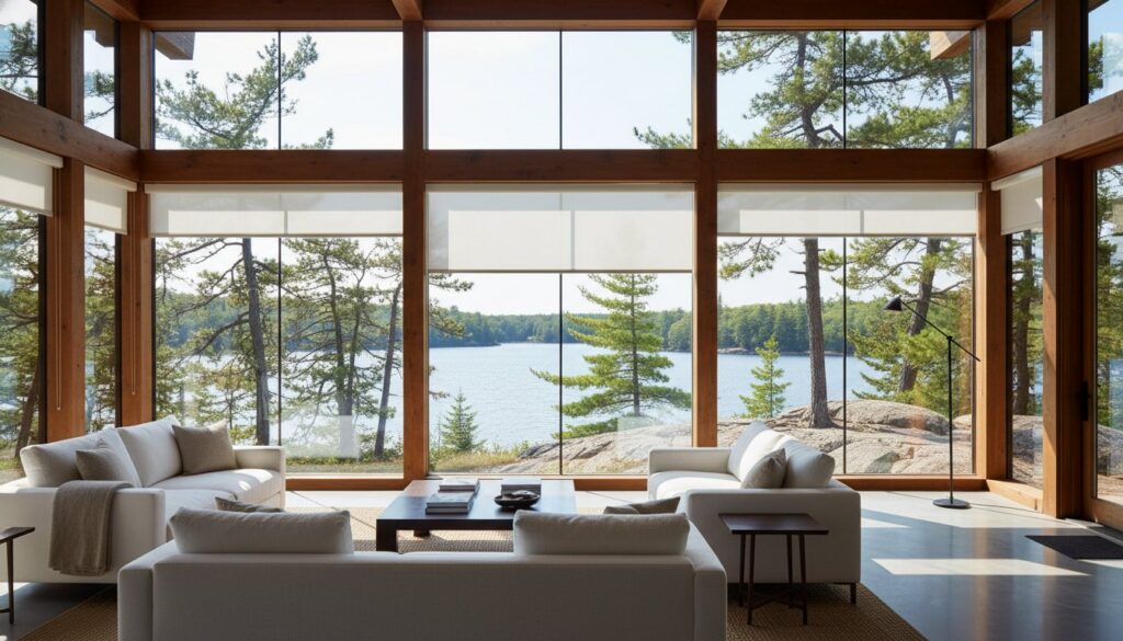 How to Choose and Install Motorized Sunroom Blinds for Your Muskoka Cottage