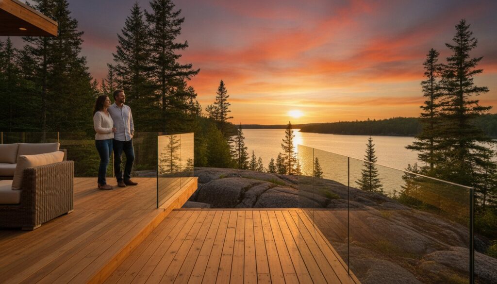 Clear View Deck Railings: Maximizing Your Muskoka Cottage Panoramas in 2026