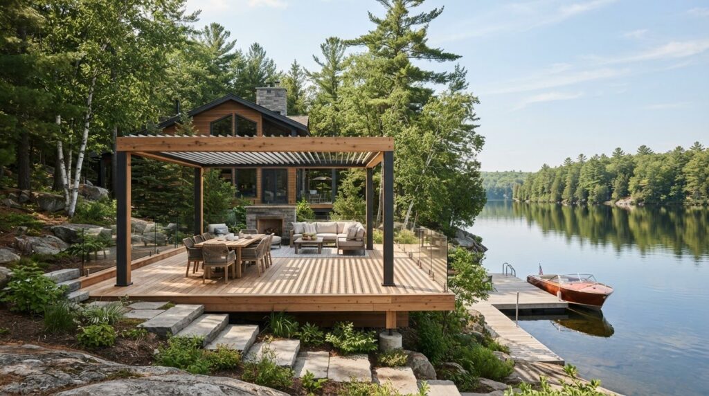 Planning a Pergola with a Roof in Muskoka: Design, Site and Scope